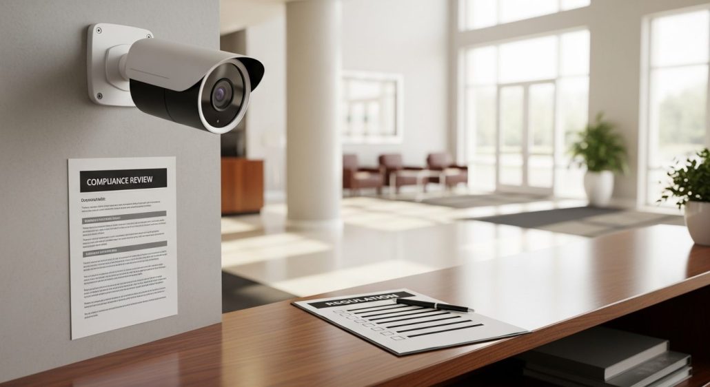 Are Hikvision Cameras Banned in the U.S.? What Businesses Should Know 1 US commercial business evaluating Hikvision camera ban restrictions and cloud VMS migration options