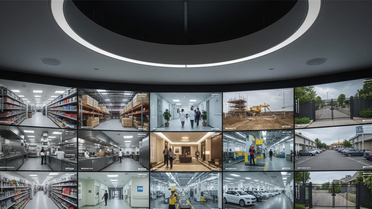 Cloud VMS & AI Video Analytics for Existing Cameras 4 Multi-site surveillance operations across retail, restaurants, warehouses, schools, healthcare, construction, and property management