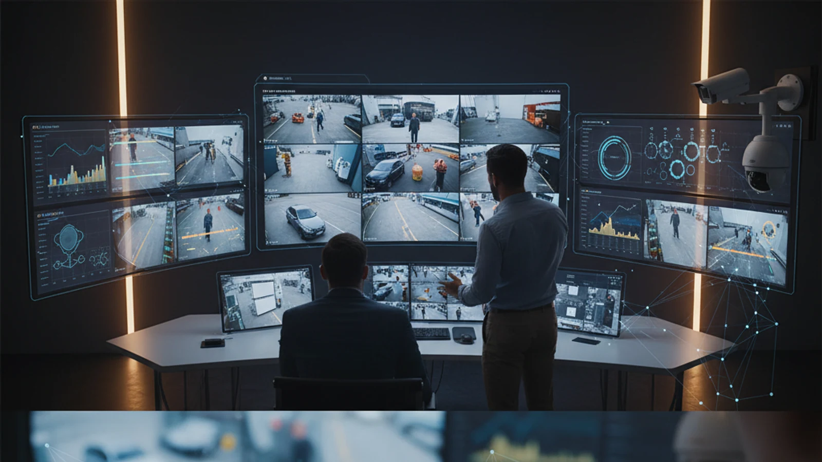 Cinematic enterprise physical security cloud surveillance visual for What are Video Analytics?