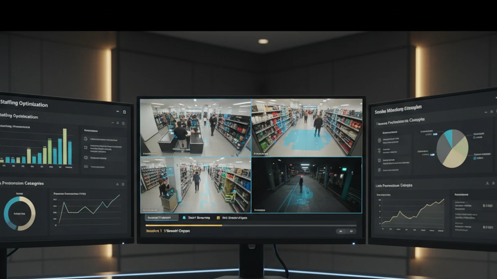 Cloud VMS for Retail Stores | AI Video Analytics | iFovea 1 Cinematic retail cloud surveillance visual for Cloud VMS for Retail Stores | AI Video Analytics | iFovea