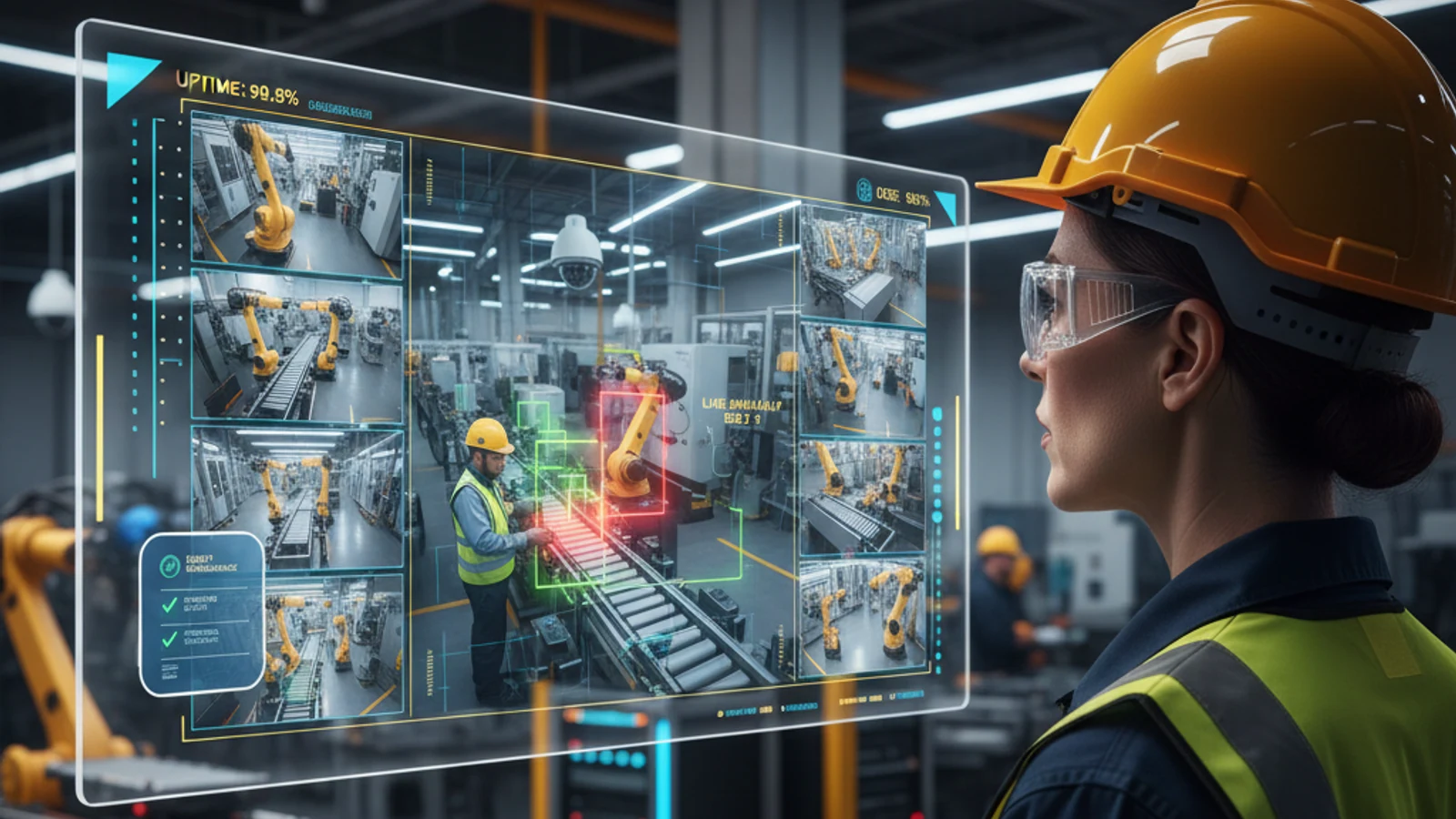 iFovea vs. Verkada: Cloud VMS Comparison 2026 | iFovea 1 Cinematic manufacturing cloud surveillance visual for iFovea vs. Verkada: Cloud VMS Comparison 2026 | iFovea