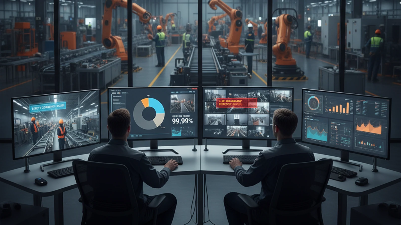 Cinematic manufacturing cloud surveillance visual for VSaaS Reseller Programs: What to Look for Before You Sign Up