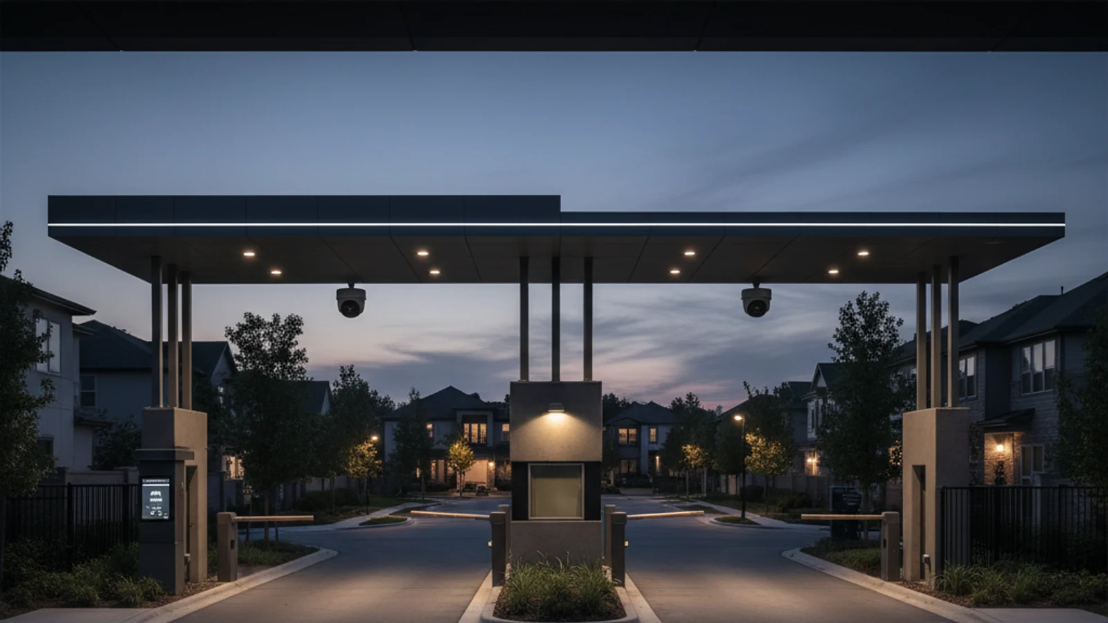 Cinematic residential communities cloud surveillance visual for Cloud Video Surveillance for Property Management | iFovea
