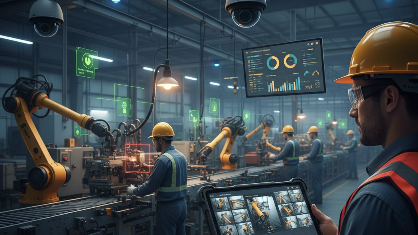 Bring Your Own Camera Cloud Surveillance: Complete BYOC VMS Guide | iFovea 1 Cinematic manufacturing cloud surveillance visual for Bring Your Own Camera Cloud Surveillance: Complete BYOC VMS Guide | iFovea