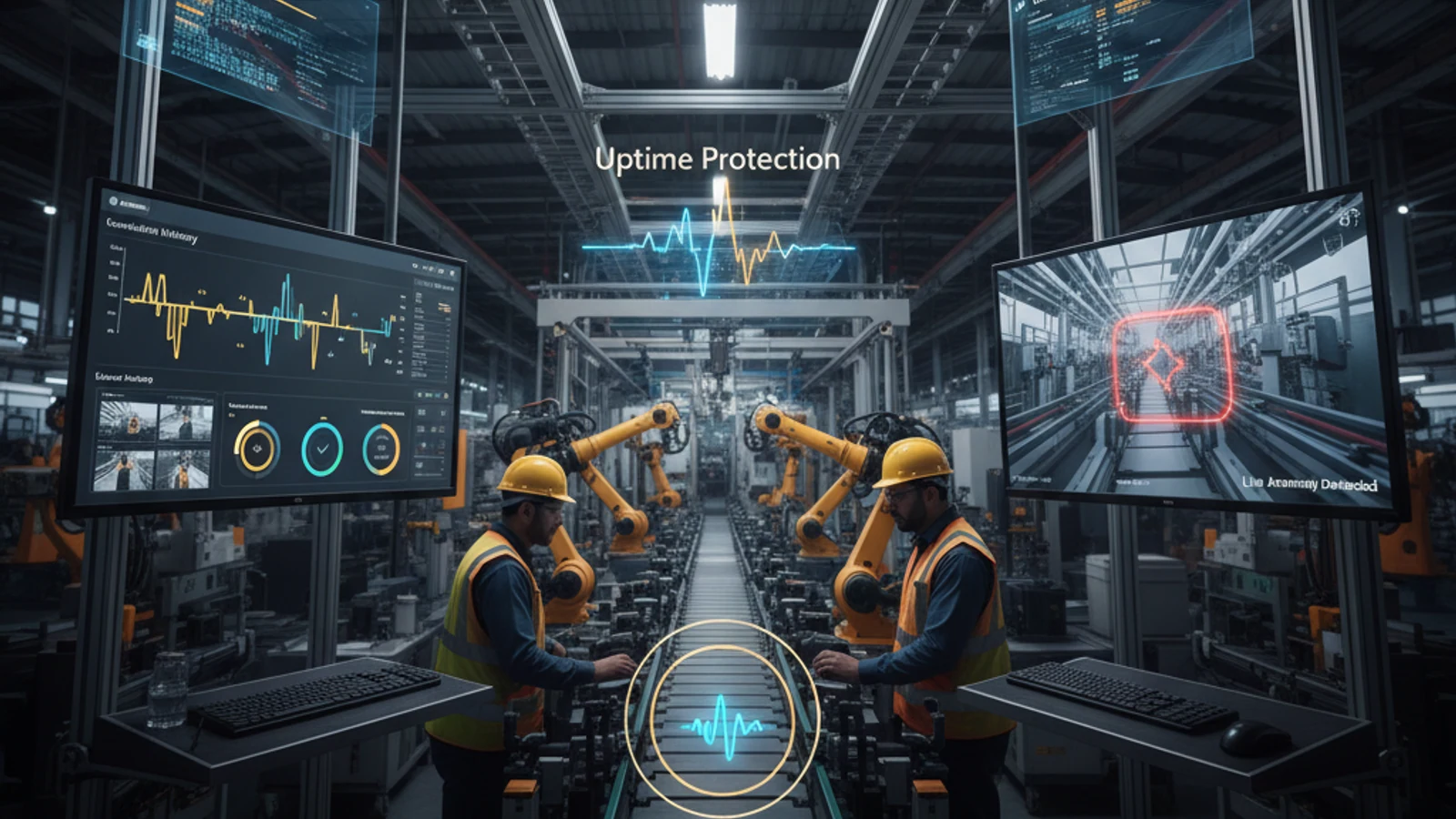 Cinematic manufacturing cloud surveillance visual for Why Businesses Are Leaving Verkada: 6 Reasons the Platform Falls Short at Scale