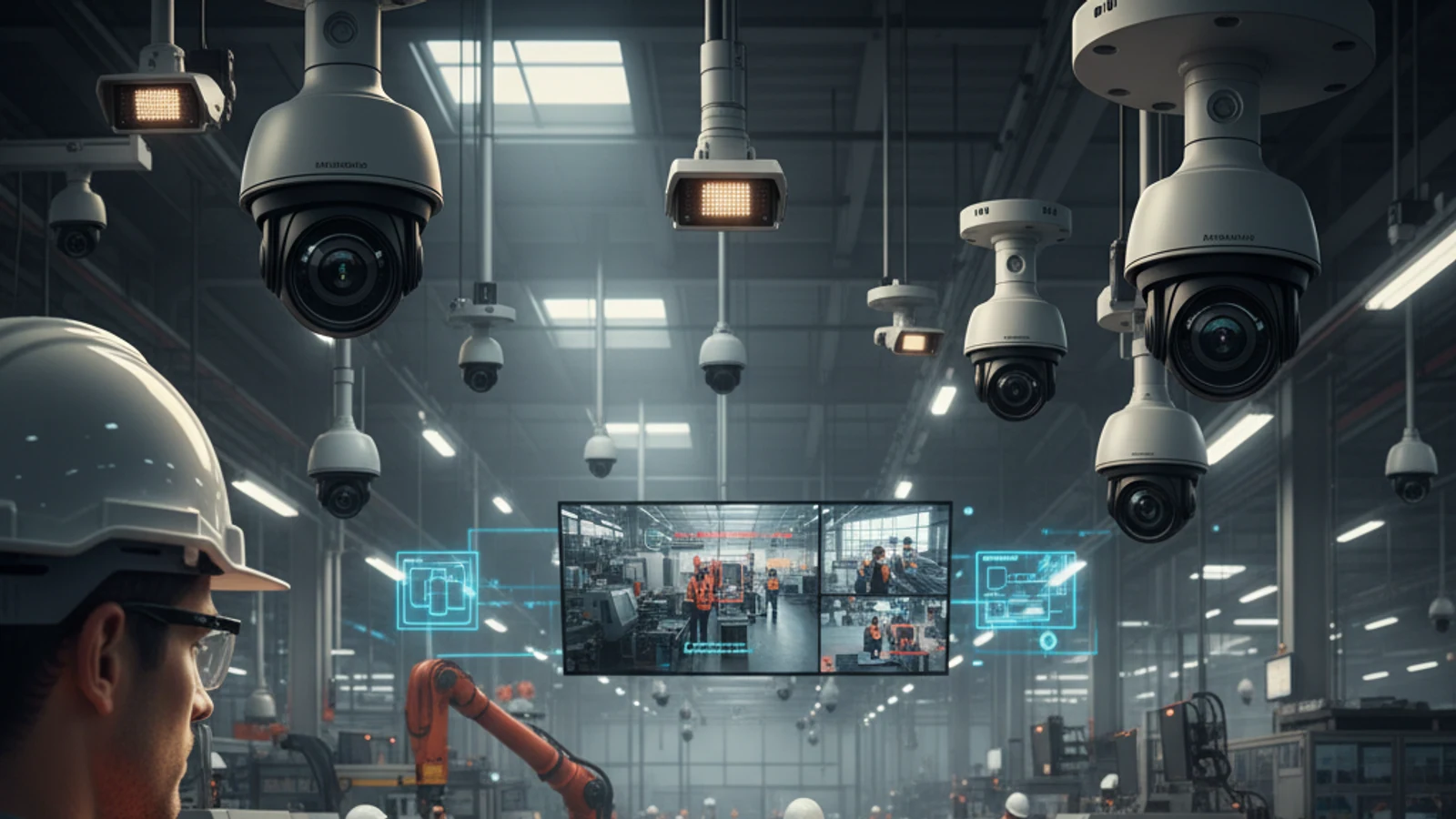 Cloud Surveillance for Construction Sites | AI Security for Active Projects | Ifovea 1 Cinematic manufacturing cloud surveillance visual for Cloud Surveillance for Construction Sites | AI Security for Active Projects | Ifovea