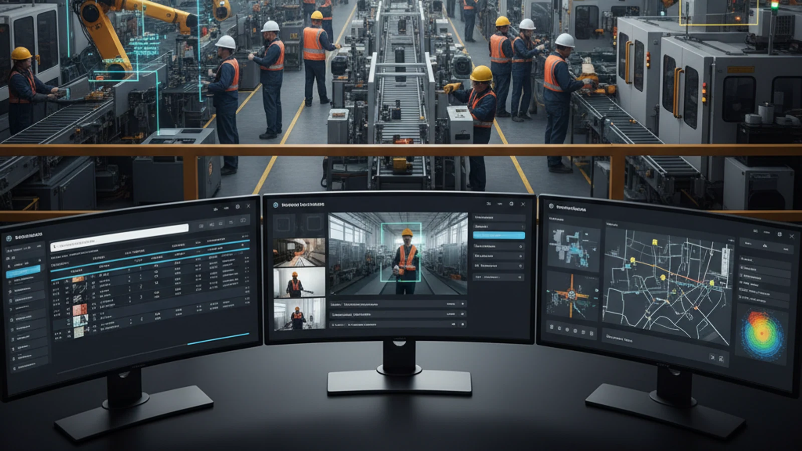 AI Video Search for Surveillance: Find Any Incident in Minutes | Ifovea 1 Cinematic manufacturing cloud surveillance visual for AI Video Search for Surveillance: Find Any Incident in Minutes | Ifovea