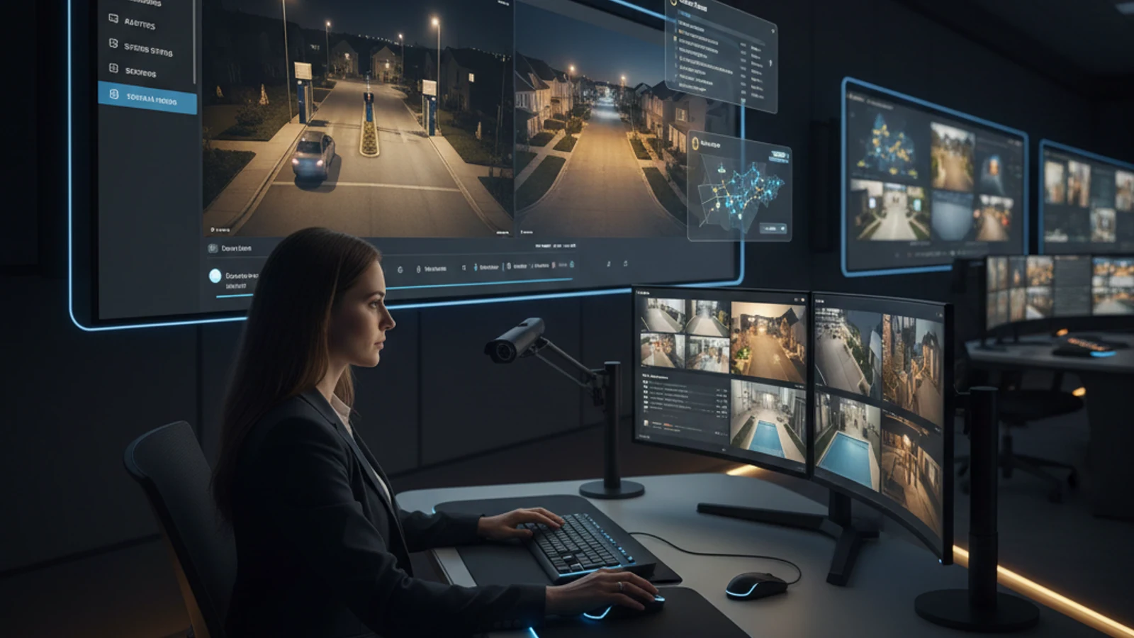 AI Cloud Surveillance for HOAs and Gated Communities | Ifovea 1 Cinematic residential communities cloud surveillance visual for AI Cloud Surveillance for HOAs and Gated Communities | Ifovea
