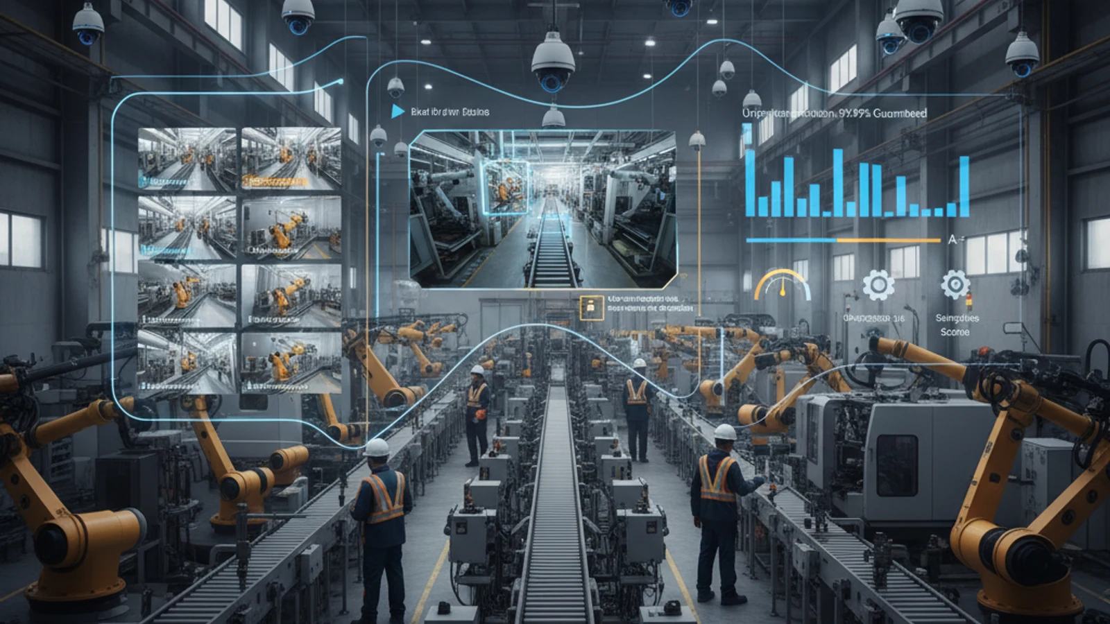 Multi-Site Cloud Surveillance Management: The Complete Enterprise Guide | Ifovea 1 Cinematic manufacturing cloud surveillance visual for Multi-Site Cloud Surveillance Management: The Complete Enterprise Guide | Ifovea