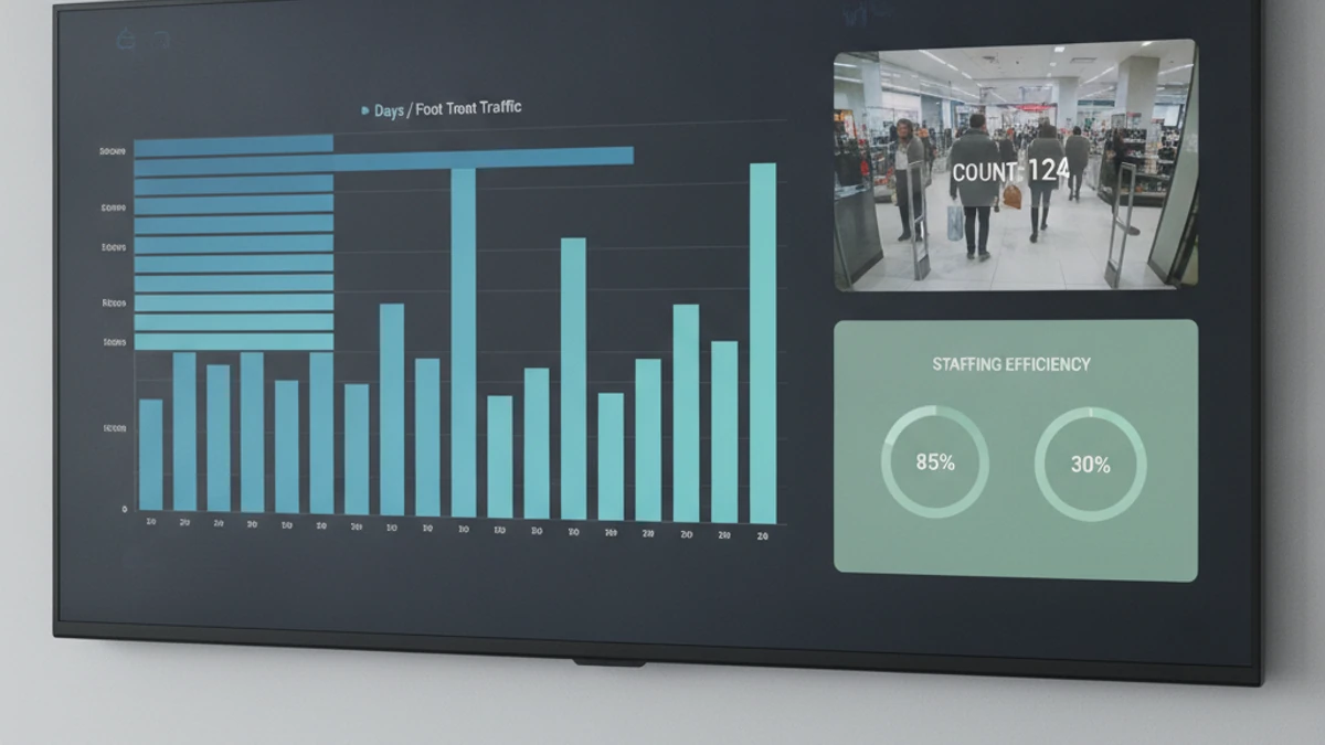 People Counting Analytics — cloud VMS operations visual