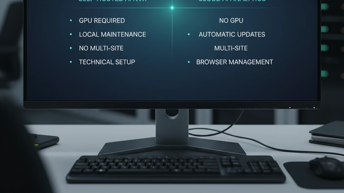Frigate NVR Alternative — cloud VMS operations visual