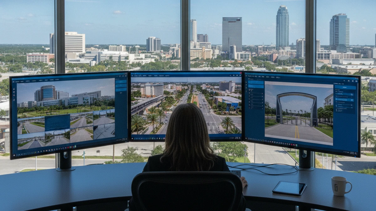 Cloud Surveillance Orlando — cloud VMS operations visual