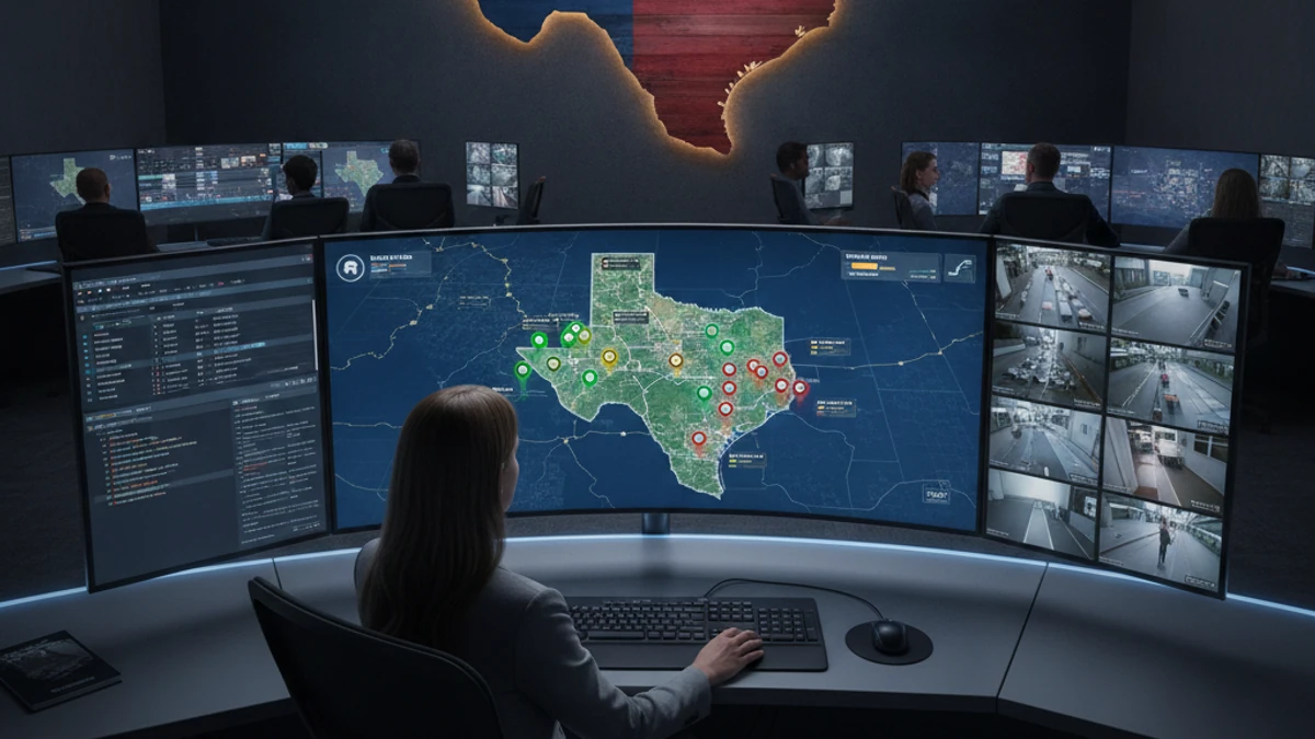 Cloud Surveillance Texas — cloud VMS operations visual