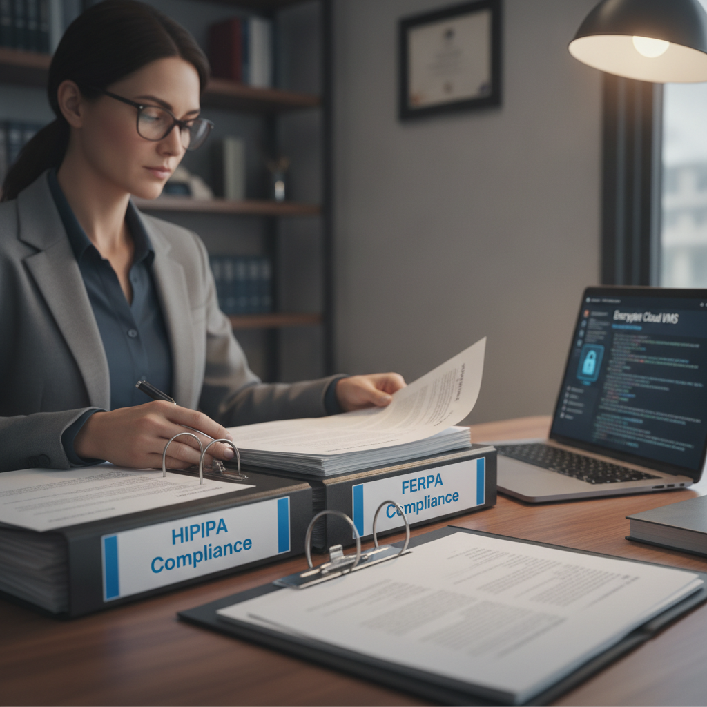 Cloud surveillance compliance documentation and regulatory framework